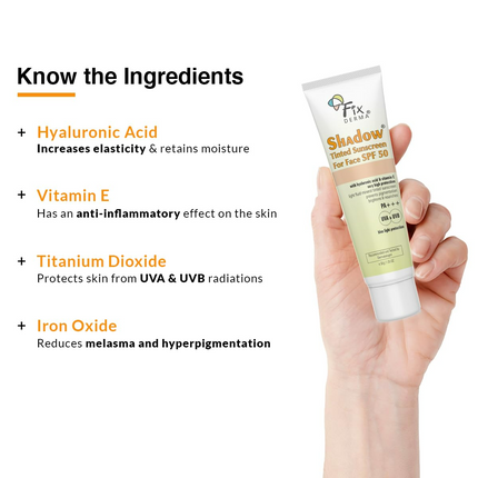 Fixderma Shadow Rx Tinted Sunscreen