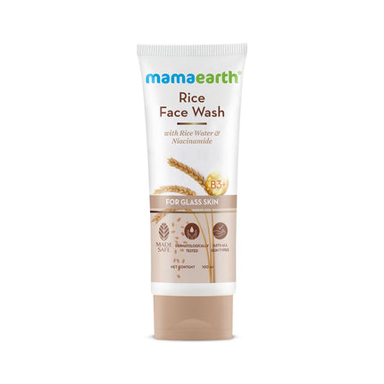 Mamaearth Rice Face Wash With Rice Water & Niacinamide