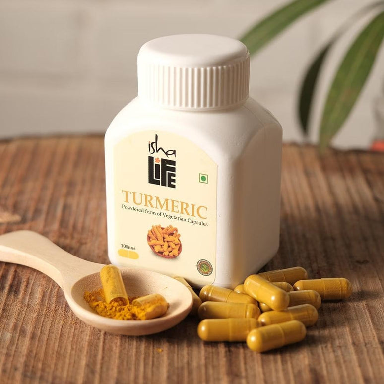 Isha Life Neem and Turmeric Capsules