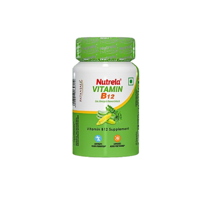 Patanjali Nutrela Vitamin B12 Bio-Fermented Capsules