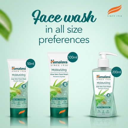 Himalaya Herbals Moisturizing Aloe Vera Face Wash