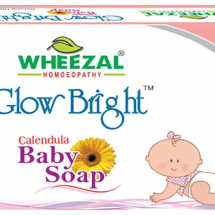 Wheezal Glow Bright Calendula Baby Soap