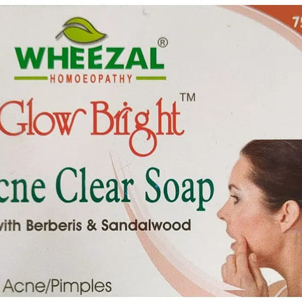 Wheezal Glow Bright Acne Clear Soap