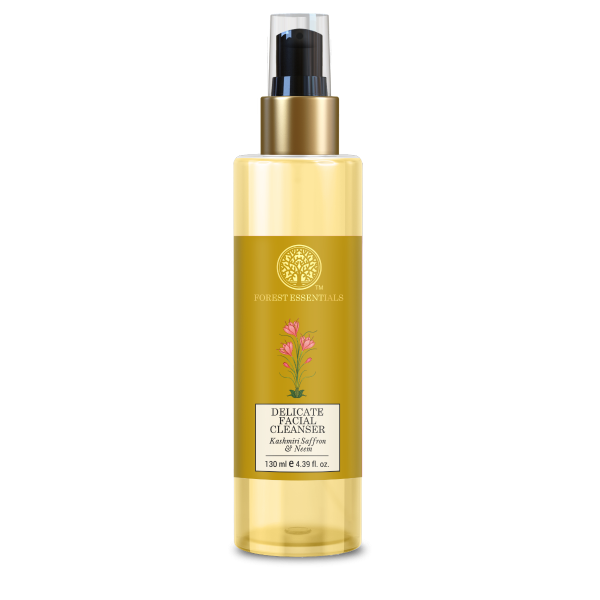 Forest Essentials Delicate Facial Cleanser Kashmiri Saffron & Neem
