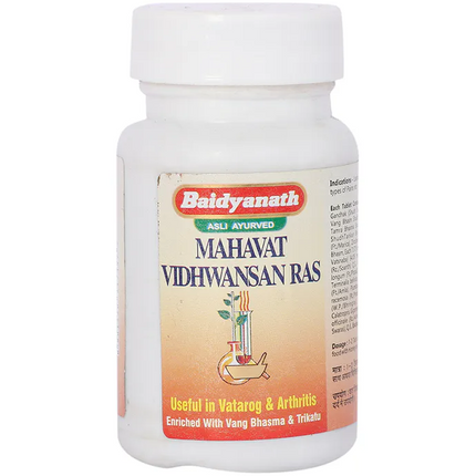 Baidyanath Jhansi Mahavat Vidhwansan Ras 80 Tabs