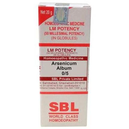 SBL Homeopathy Arsenicum Album LM Potency