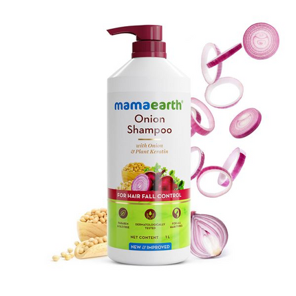 Mamaearth Onion Shampoo For Hair Fall Care
