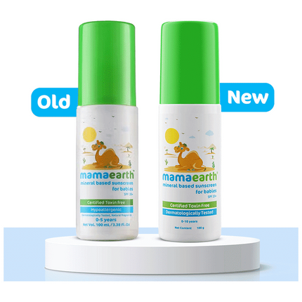 Mamaearth Mineral Based Baby Sunscreen For Protects from UV Rays & Deeply Nourishing & Soothing