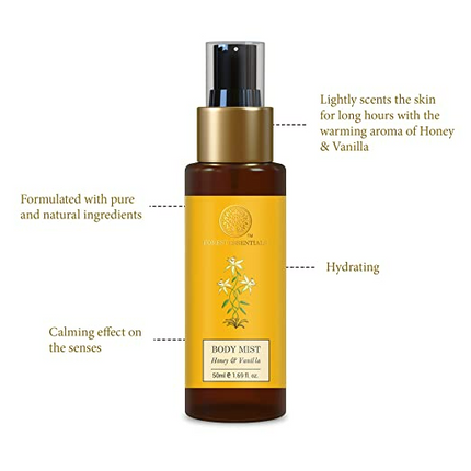 Forest Essentials Body Mist Honey & Vanilla