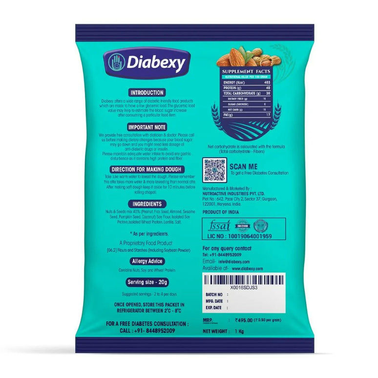 Diabexy Atta - Sugar Control for Diabetes
