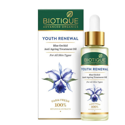 Biotique Youth Renewal Blue Orchid Anti-Ageing Treatment Oil