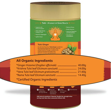 Organic India Tulsi Ginger Green Tea