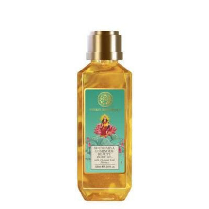 Forest Essentials Soundarya Luminous Beauty Body Oil with 24 Karat Gold Shimmer