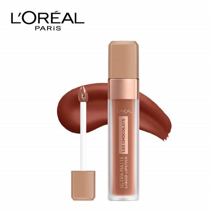 L'Oreal Paris Les Chocolats Ultra Matte Liquid Lipstick - 862 Volupto Choco