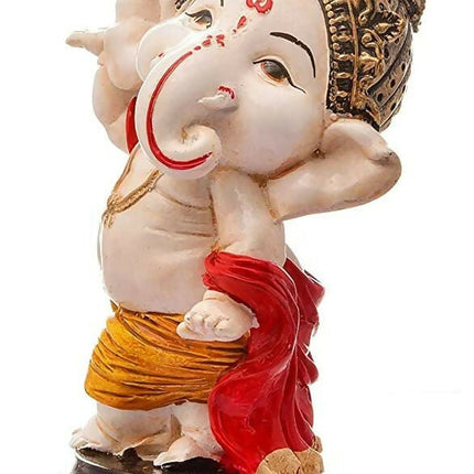 Dequera Polyresin Eco Friendly Lord Ganesha Ganpati Idol