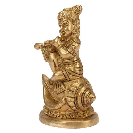 Artvarko Brass Bal Lord Krishna Bhagwan Idol