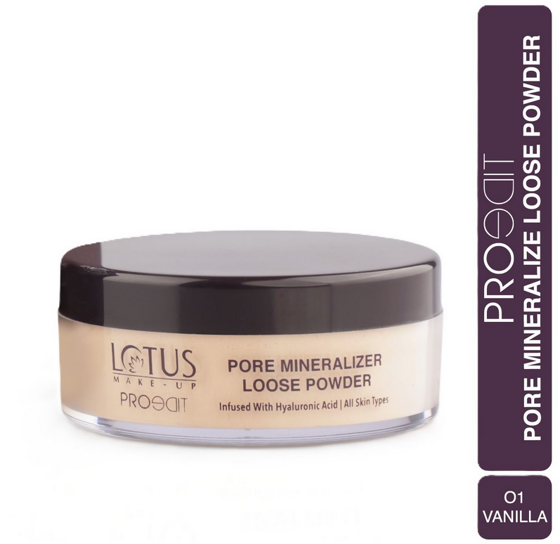 Lotus Make Up Proedit Pore Mineralize Loose Powder - 01 Vanilla