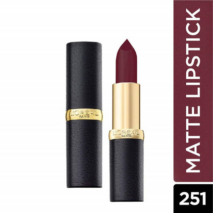 L'Oreal Paris Color Riche Moist Matte Lipstick - 251 Blackberry Hue