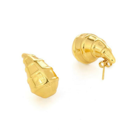 Golden Drop Earrings - Ruby Raang