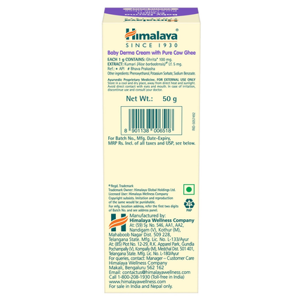 Himalaya Herbals Baby Derma Cream with Pure Cow Ghee
