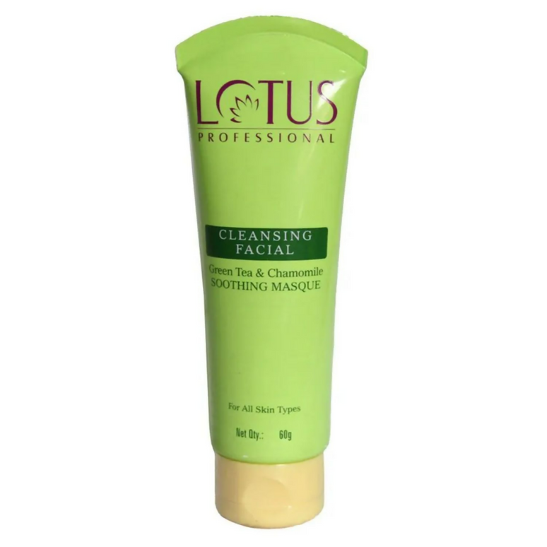 Lotus Professional Cleansing Facial Green Tea And Chamomile Soothing Mask