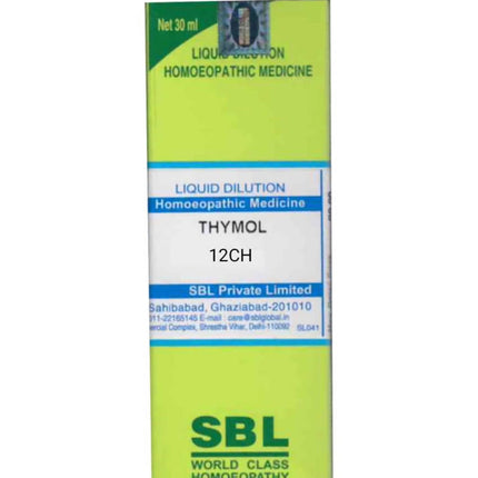 SBL Homeopathy Thymol Dilution