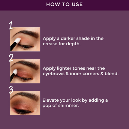 Lotus Make Up Proedit Eye Primer Infused Eyeshadow Palette - Glam Goddess