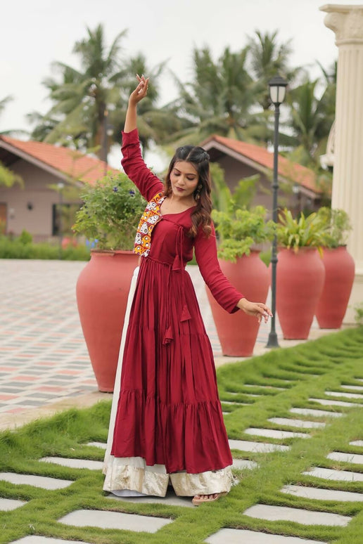 Aastha Fashion Off White Pure Cotton Designer Navratri Lehenga Choli Collection