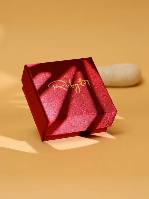 Antique Finish White Crystal Necklace - Ruby Raang