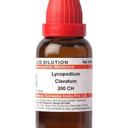 Dr. Willmar Schwabe India Lycopodium Clavatum Dilution