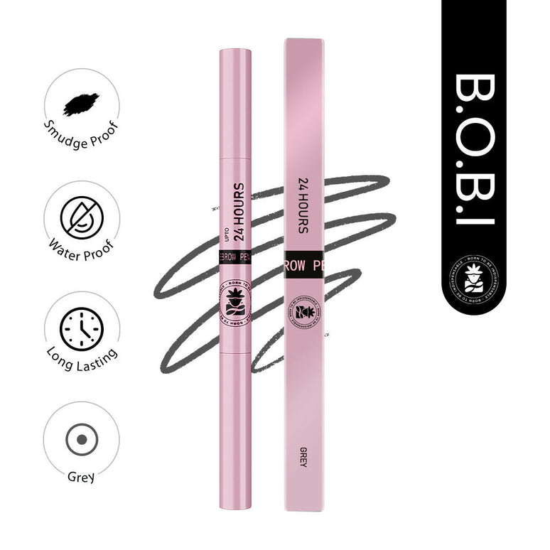 BOBI Eyebrow Pencil Grey Waterproof Smudgeproof Finish