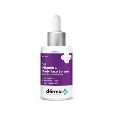 The Derma Co 5% Vitamin C Daily Face Serum With Ferulic Acid & Multivitamin