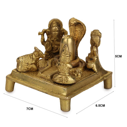 Devlok Shivling with Nandi And Shiv Parivar Idol