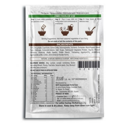 Baps Amrut Sweet Corn Soup