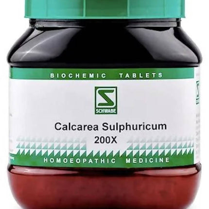 Dr. Willmar Schwabe India Calcarea Sulphurica Biochemic Tablets