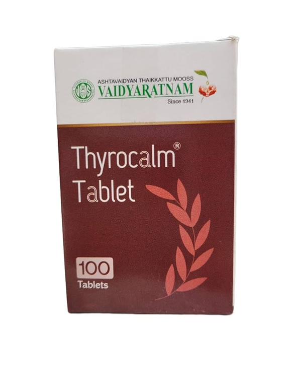 Vaidyaratnam Thyrocalm Tablet