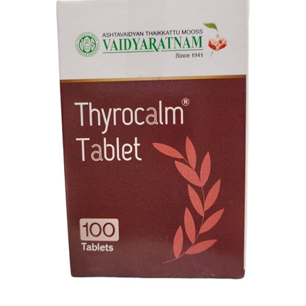 Vaidyaratnam Thyrocalm Tablet