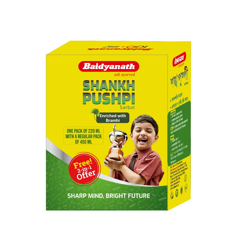 Baidyanath Shankhapushpi Sharbat - 450 ml
