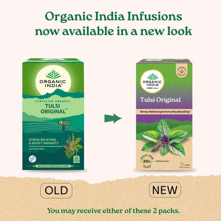 Organic India Tulsi Original 25 Tea Bags
