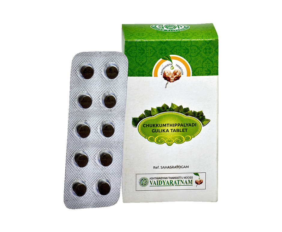 Vaidyaratnam Chukkumthippalyadi Gulika