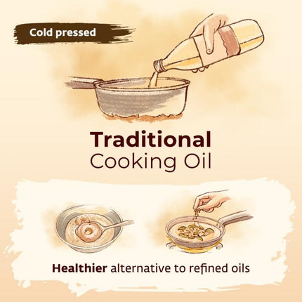 Isha Life Cold Pressed Groundnut Oil