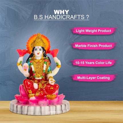 BS Handicrafts Stone Lakshmi Devi Idol