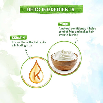 Mamaearth Curd Smoothening Shampoo for Smooth & Shiny Hair - Limited Time Offer