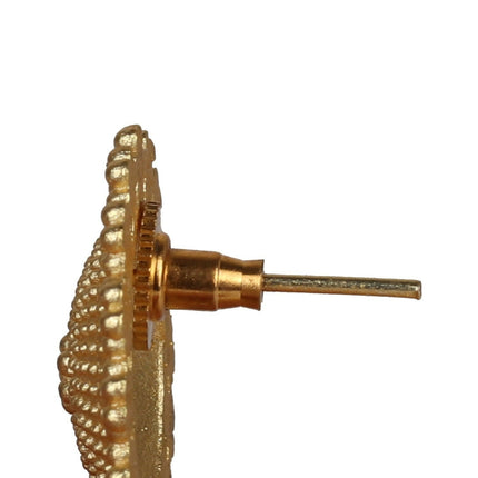 Joban Fashion Women Matte Gold Brass Jhumka