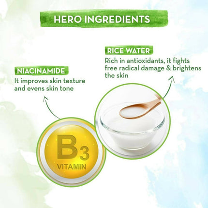 Mamaearth Rice Facial Kit With Rice Water & Niacinamide
