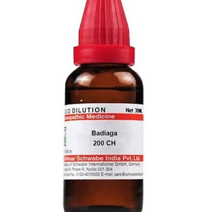 Dr. Willmar Schwabe India Badiaga Dilution