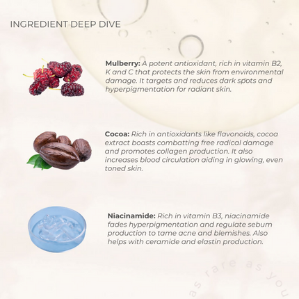 Rare Chemistry Pretty Pout Depigmenting Lip Balm, Night Plumps Depigments Mulberry Niacinamide