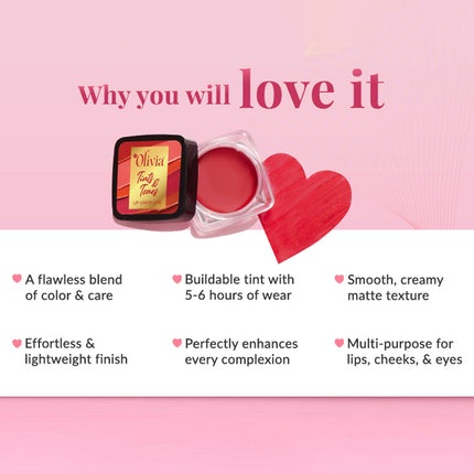 Olivia Tints & Tones For Lip, Cheek & Eye Lip Balm - Caramel Laughter