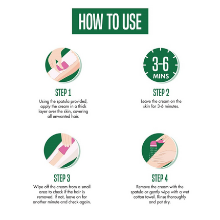 Nature's Essence Hair Removal Cream Gold - For All Skin Types