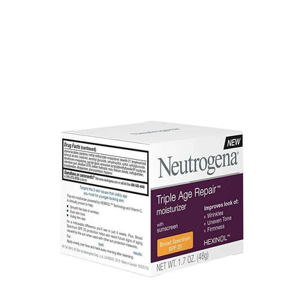 Neutrogena Triple Age Repair Anti Wrinkle Daily Facial Moisturizer With Spf 25